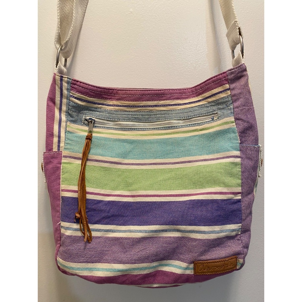 AEROPOSTALE STRIPED TOTE BAG colorful SHOULDER BAG Y2K PREPPY boho style